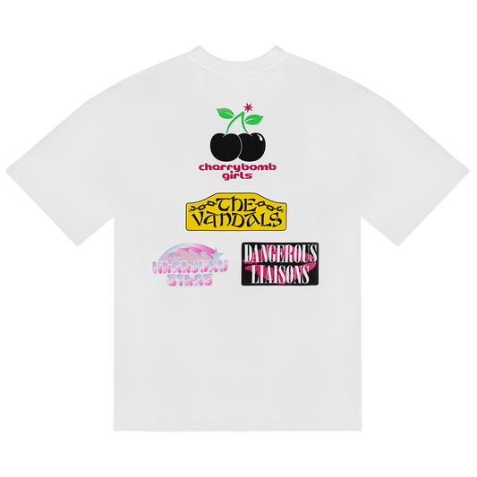 Logo Tee White